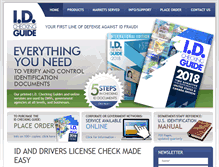 Tablet Screenshot of driverslicenseguide.com